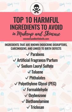 Ingredients To Avoid, Makeup And Skincare Products, Endocrine Disruptors, Natural Hair Mask, Makeup And Skincare