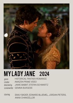 the poster for my lady jane, starring in shakespeare's musical theatre production company