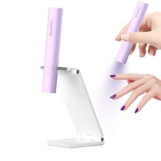 PRICES MAY VARY. [Mini but Powerful]: Denabuty uv light for nails could cure color gel within 15s, cure nail decoration within 20s. Innovative handheld nail art lamp, 365+405nm high quality lamp beads, with convex lens to achieve 5 times concentrated light. The lamp accurately illuminates the nail area and reduces the exposure of hand skin to light. [2 Timer Modes]: The mini nail dryer has 2 timers setting of 20s/60s for choice, short press for 20s timer setting, long press for 60s timer setting Nail Dryers, Uv Nail Lamp, Gel Glue, Led Nail Lamp, Art Lamp, Uv Nails, Nail Dryer, Nail Lamp, Gem Nails