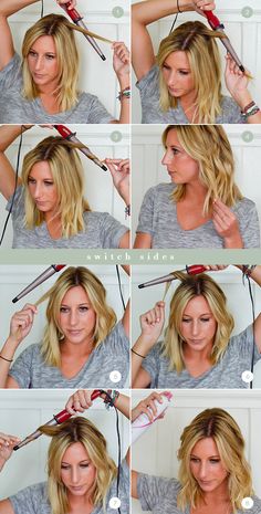 Master the curling wand in this step by step tutorial! Curl Hair With Wand, Curling Wand Hairstyles, Creative Assistant, How To Curl Hair, Feminine Hairstyles, Using A Curling Wand, Wand Hairstyles, Hairstyles Wavy, Wavy Curls