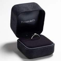 Tiffany&Co. Harmony Engagement Ring Round Diamond 950 Platinum 0.20 ct Size 4 Engagement Ring Round Diamond, Engagement Ring Round, Engagement Rings Round, Round Diamond Engagement Rings, Fine Rings, You Happy, Tiffany & Co., Round Diamond, Round Diamonds