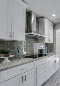 the kitchen is clean and ready for us to use in its new owner's home