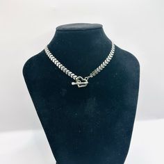 This chain necklace is smashing. Can be worn daily with any kind of outfit. #chevronnecklace #togglebar #togglechain #togglenecklace #heartshapednecklace #heartpendant Silver Toggle Choker Necklace With Lobster Clasp, Silver Toggle Necklace Chain As A Gift, Silver Toggle Necklace With Chain As Gift, Silver Toggle Necklace With Chain For Gift, Silver Toggle Necklace As Gift, Metal Chain Necklace With Toggle Clasp As Gift, Heart-shaped Metal Toggle Necklace With Adjustable Chain, Adjustable Silver Toggle Necklace With Chain, Silver Chain Necklace With Toggle Clasp Gift