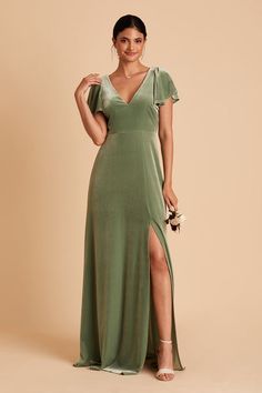 Jewish Bridesmaid Dresses, Popular Fall Outfits, Velvet Bridesmaid, Sage Bridesmaid Dresses, Bridesmaid Dresses Under 100, Sage Green Bridesmaid Dress, Afternoon Wedding, Grey Bridesmaids, Velvet Bridesmaid Dresses