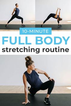 the full body stretching routine is easy to do