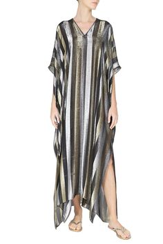 Metallic Lamé Boubou Caftan – Marie France Van Damme Van Damme, Lifestyle Store, Model Pictures, Pj Sets, Silk Chiffon, Silver And Gold, Silk Satin, Night Dress, Body Shapes