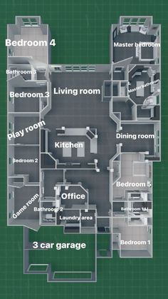 a floor plan for a house with three rooms