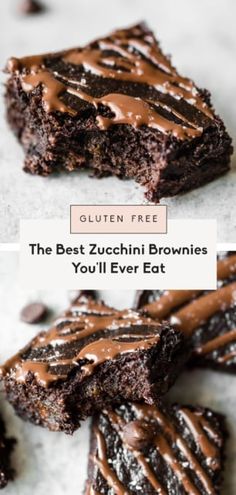 the best zucchini brownies you'll ever eat gluten free