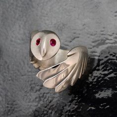 Silver Labrador, Horse Ring, Owl Ring, Dog Ring, Dragon Ring, Green Garnet, Animal Rings, Colored Stone, Printed Jewelry