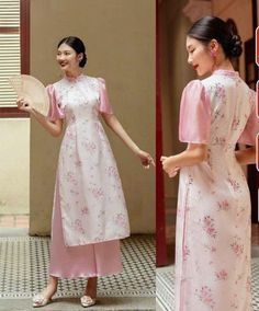 👉 7 DAY REFUND SUPPORT FOR CUSTOMERS IN VIETNAM * Still a Vietnamese girl walking down the street, how beautiful are her innovative ao dai. Selected from the best materials, the 4-piece modern ao dai will bring her the perfect experience. * With a delicate ao dai design in the flower-embroidered sleeves, a little bit of momentum with a stylized side part, this innovative ao dai can turn any girl into a beautiful lady. , young, lovely. * Ao dai in different colors such as pink and beige helps he Elegant Long Cheongsam For Summer, Elegant Long Summer Cheongsam, Traditional Spring Organza Dress, Pink Summer Wedding Cheongsam, Summer Wedding Pink Cheongsam, Elegant Short Sleeve Ao Dai For Festive Occasions, Elegant Long Ao Dai For Summer, Elegant Summer Ao Dai For Festive Occasions, Elegant Summer Festive Ao Dai