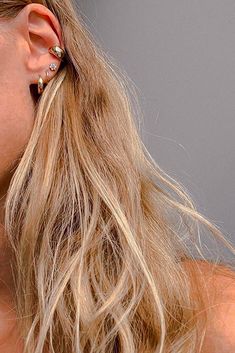 Lion Hair, Marie Von Behrens, Ear Clips, Long Blonde, Long Blonde Hair, Nalu, Dream Hair, Ear Jewelry, Looks Vintage