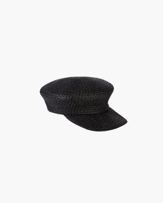 Aegean Straw Cap For Men | Men's Fisherman Hat | Eric Javits | Eric Javits Band Fits, Cap For Men, Fisherman Hat, Open Weave, The Crown, Large Black, Panama Hat, Sun Protection, Hats For Men