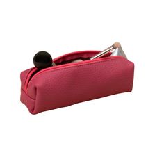 Elevate your beauty routine with the elegant Leather Makeup Case. Combining excellent craftsmanship with practical design, this makeup bag is an indispensable accessory to organize your cosmetics in style. Features:  High Quality Leather Spacious Interior Soft Lining Secure Zipper Closure Compact and Portable Stylish Design Versatile Use  The Elegant Leather Makeup Case is the perfect blend of sophistication and practicality, ensuring your beauty essentials are always organized and close at hand, whether you're at home or on the go. %100 Leather Trendy Cosmetic Bag With Pen Slots For Daily Use, Portable Rectangular Cosmetic Bag For Storage, Portable Rectangular Cosmetic Storage Bag, Portable Rectangular Pouch, Elegant Pink Leather Coin Purse, Modern Zipper Pouch Cosmetic Bag For Storage, Modern Cosmetic Bag With Zipper Pouch, Modern Cosmetic Bag With Zipper, Modern Cosmetic Bag For Daily Use