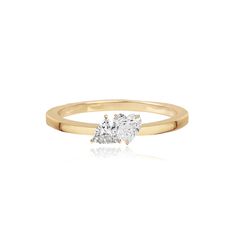 Two-Diamonds Gold Ring MATERIALS Available in 14k Yellow Gold, 14k White Gold, and 14k Rose Gold. Two sizes available: 0.20ct Cut Diamonds. Total 0.40ct. 0.30ct Cut Diamonds. Total 0.60ct. *If in stock will ship in 2-3 business days. If back-ordered, please allow 4-7 weeks for delivery. Rush options may be available please contact hello@alevjewelry.com Classic 14k Gold Trillion Cut Diamond Ring, Trillion Cut Diamond Ring In 14k Yellow Gold, Minimalist Trillion Cut Diamond Ring, 14k Gold Diamond Ring With Trillion Brilliant Cut, 14k Gold Trillion Cut Diamond Ring, 14k Gold Trillion Cut Diamond Promise Ring, Trillion Cut Diamond Promise Ring In 14k Gold, Trillion Cut 14k Gold Diamond Ring, Vvs Clarity Trillion Cut Diamond Ring