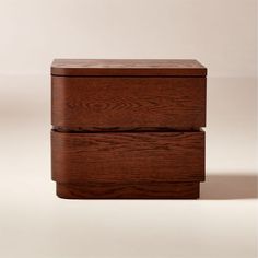 a wooden box sitting on top of a table