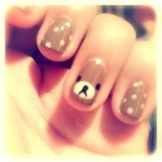 Choco Biscuit, All Things Cute, Rilakkuma, Just Girly Things, Nail Art Design, Makeup Nails