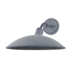 a gray wall light with a white background