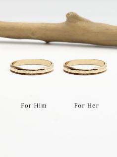 ⭕ SEE MORE Couple Rings: https://www.etsy.com/shop/irresistiblyminimal2/?section_id=26837376 GOLD RING ( SET OF 2 ) DETAILS - 2 Half-Round Hammered Rings - Band width approximately: 2.5mm, 2.5mm - 14K Gold-Filled on a 100% Solid Sterling Silver base Collection: Eternal Rings Forged with a great passion, and in really hot fire, our Eternal Rings symbolizes pure love, and they'll never go out of style! This set of 2, 14K Gold-Filled rings are just perfect for everyday wear. The rings are a classic 14k Gold Minimalist Open Couple Rings, Dainty Yellow Gold Couple Rings, Minimalist 14k Yellow Gold Couple Rings, Gold Tarnish-resistant Couple Rings For Promise, Minimalist Tarnish-resistant Yellow Gold Couple Rings, Dainty Wedding Band, Hammered Rings, Chic Gifts, Gold Filled Ring