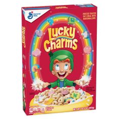 lucky charms cereal is shown in this image