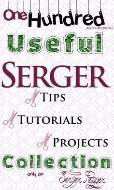 some type of font that is used to spell out the word seger tips and projects collection