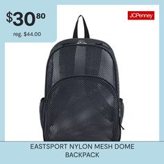 Feel confident and stylish this season sporting around this unique, fashionable Mesh backpack. With its lightweight design, durable construction, and fashion forward styling, this bag will surely not disappoint and facilitate all your needs anywhere you go!Included: 1 Backpack(s)Closure Type: ZipperPocket Types: 4 Exterior Zip Pocket(s)Pockets: 1 Outside Zipper Pocket, 2 Side Water Bottle PocketsMeasurements: 12 Width/Inches, 17.25 Depth/Inches, 6 Height/InchesBase Material: 100% Polyvinyl Chlo… Mesh Backpack, Black Backpack, Bags Backpacks, Feel Confident, Zipper Pocket, Zip Pockets, Fashion Forward, Water Bottle, Backpacks