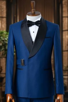 Discover a range of on-trend Navy Blue Shawl Lapel Close Fitting Wedding Suits with Buckle that are perfect for the office, as well as formal events such as weddings, proms and special party. Navy Blue Shawl, Blue Shawl, Tuxedo Wedding, Tuxedo For Men, Tuxedos, Wedding Suits, Mens Suits, Formal Event, The Office