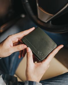 Atom, The Compact sized classic Bifold leather wallet, made from premium Aniline leather is very easy to access and fits perfectly in any mid-sized pocket. An extra layer of stitching on the outside as well as on the inside adds to the durability and longevity of the wallet. The Premium Northelf logo is embossed on the right bottom corner which magnifies the class of Atom. Some of the highlights of Atom are:  - Made from premium aniline leather for durability and longevity - Sleek and minimalist Casual Leather Trifold Wallet For Everyday, Casual Bifold Leather Card Holder, Casual Bifold Wallet For Everyday Use, Casual Leather Wallet As Gift, Everyday Green Trifold Wallet, Casual Leather Trifold Wallet For Travel, Green Leather Trifold Wallet With Card Slots, Classic Green Trifold Wallet For Everyday Use, Casual Trifold Wallets For Everyday Use