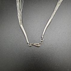 "Find more jewelry items from our store, simply type \"socute925\" in search area of etsy. Thanks! *liquid silver necklace multi-strands *another word for this kind of jewelry is call superfine necklace. *some people calls waterfall liquid silver **Choose your length *10 strands 16 inches long or *10 strands 18 inches long or *10 strands 26 inches long Liquid silver superfine is cut and strung together in Albuquerque New Mexico. Offer free shipping 1st class usps in US. Will ship out within 48 h Sterling Silver Multi-strand Beaded Jewelry, Double Strand Sterling Silver Necklace With Clasp, Double Strand Sterling Silver Necklace, Silver Bohemian Single Strand Jewelry, Bohemian Silver Single Strand Jewelry, Bohemian Single Strand Silver Jewelry, Sterling Silver Multi-strand Necklace, Multi-strand Silver Bead Jewelry Gift, Silver Snake Chain Necklace, 16 Inch