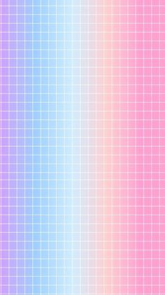 a pastel grid pattern with different colors and sizes on the top, bottom and bottom