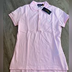 Ralph Lauren Polo Shirt. Women’s Size Small. Nwt Pink Polo Shirt Outfit Woman, Ralph Lauren Polo Women, Polo Shirt Outfit Women's, Rare Colours, Ralph Lauren Shirt Women, Polo Shirt Outfits, Pink Polo Shirt, Womens Golf Shirts, Polo Women