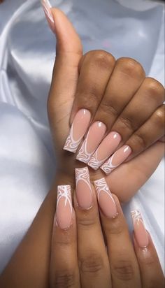 Acrylic Nail Designs For Spring Square, Cream Telfar Bag Outfit, Basic Acrylic Nail Designs, Classy Work Nails, Vacation Nails Black Women, Nails For Black Women, Nails Long Acrylic, Acrylic Nails Long, Glitter Gel Nail Designs