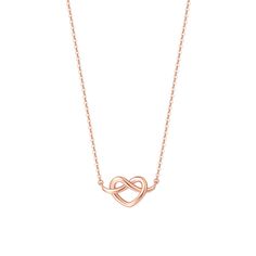 Love knot that represents true love and true heart.Infinity heart necklace made with 14K solid rose gold. Pendant measures 15.8 x 9.1 x 2.5 mm Total weight 2.09 grams Total chain length 40+5 cm. Gold Infinity Necklace, Infinity Necklace Gold, True Heart, Heart Knot, Infinity Heart, Infinity Necklace, Rose Gold Pendant, Love Knot, Necklace Online