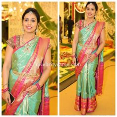 Floral Pink Maggam Sork Blouse Blouse Designs Wedding, Pattu Sarees Wedding, Saree Colours, Sarees Design, Party Saree, Traditional Light, Wedding Saree Blouse, Wedding Saree Blouse Designs, Sarees Wedding