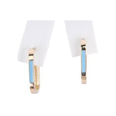 Rectangle Huggies 18x12mm Huggie Earrings 14K Gold R3169 Aurora Designer Huggie Earrings, Huggies Earrings, Gold Material, Gold