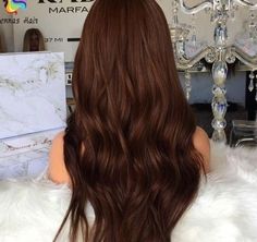 Rich Brown Hair, Body Wave Lace Front Wigs, Brown Hair Shades, Brown Hair Balayage, Hair Shades, Auburn Hair