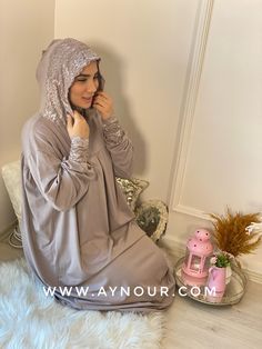 Jannah Prayer dress cotton - Aynour.com Winter Collection 2022, Prayer Dress, Mocha Brown, Under Dress, Dress Cotton, Winter Collection, Dress Accessories, Modest Fashion, Summer Collection