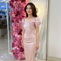 Model Dress Bridesmaid, Classy Pink Dress, Dress Braidsmaid, Kebaya Bridesmaid, Cocktail Dress Short, Simple Wedding Gowns, Fashion Dresses Formal, Bridesmaid Dresses Long Chiffon, Simple Bridesmaid Dresses