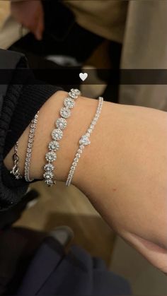 Luxury Heart Bracelet, Luxury Silver Heart Bracelet As Gift, Luxury Promise Bracelet Jewelry, Cartier Aesthetic Bracelet, Luxury Silver Diamond Heart Bracelet, Pandora Jewelry Charms, Van Cleef And Arpels Jewelry, Jewelry Fashion Trends