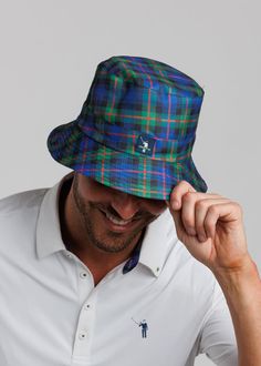 Golf Clothes, Grey Camo, Tartan Pattern, Golf Outfit, The Land, Tartan, Bucket Hat, Right Now, Golf