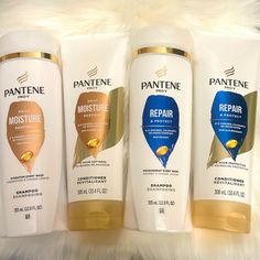 Pantene Shampoo And Conditioner - Daily Moisture Renewal. The Shampoo Is 355 Ml 12.0 Fl Oz Doesn’t Have Any Parabens, Colorants Or Harsh Stripping. Conditioner Is 308 Ml 10.4 Fl Oz And Will Not Weigh Down Hair. Is Supposed To Hydrate And Revitalize. Pantene Shampoo And Conditioner - Repair & Protect. The Shampoo Is 355 Ml 12.0 Fl Oz Doesn’t Have Any Parabens, Colorants Or Harsh Stripping. Conditioner Is 308 Ml 10.4 Fl Oz And Will Not Weigh Down Hair. Is Supposed To Transform Damaged Hair Into He Pantene Shampoo And Conditioner, Pantene Shampoo, Shampoos, Hair Shampoo, Damaged Hair, Shampoo And Conditioner, Healthy Hair, Blue Gold, Womens Hairstyles