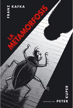 a black and white book cover with a bug on it