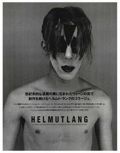 a man with his face painted black and white in front of the words hellmutang