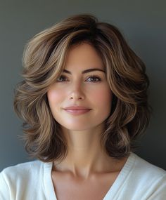 Short Layered Haircuts Shaggy Curly Hair, Medium Length Curly Hair, Seamless Hair Extensions, Medium Layered Haircuts, Short Layers, Short Layered Haircuts, Long Bob, Layered Haircuts, Medium Length