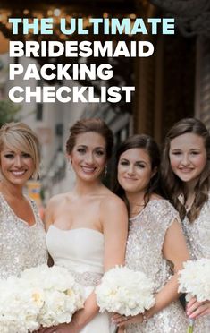 the ultimate bridesmaid packing checklist for your wedding day is here and it's free