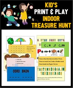 Easter Treasure Hunt, The Hiding Place, Riddle Puzzles, Rhyming Riddles, Kids Hunting, Treasure Hunt Clues