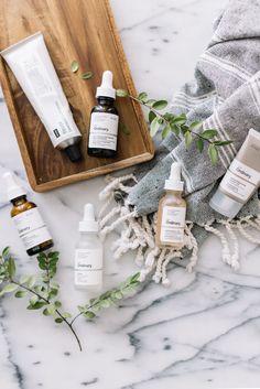 Skincare: The Ordinary & Deciem — 204 PARK Boutique Marketing, Content Inspiration, Product Composition, Product Styling