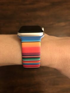 Casual Multicolor Adjustable Watch Bands, Multicolor Adjustable Casual Watch Bands, Trendy Adjustable Multicolor Apple Watch Band, Casual Apple Watch Band With Bracelet Strap, Casual Rectangular Adjustable Watch Bands, Casual Adjustable Watch Bands, Casual Adjustable Apple Watch Band, Apple Watch Hacks, Apple Watch Faces