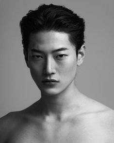 Mean Face Expression, Portrait Lighting Reference Drawing, Villain Face Reference, Models Portrait Reference, Photo Poses Portrait, Asian Men Reference, Asian Man Reference, Greyscale Portrait Photography, Japanese Face Reference