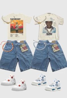 Outfit Ideas Shirt, Tyler The Creator Outfits, Shirt Outfit Ideas, Shirt Design Ideas, Street Style Outfits Casual, Outfit Inspo Casual, Matching Couple Outfits, Swaggy Outfits