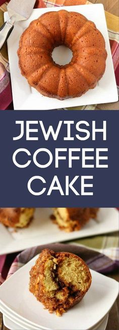 the jewish coffee cake is ready to be eaten